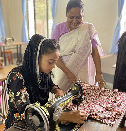 Sample Story: Fatema Builds Sewing Skills